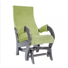 Кресло-глайдер Комфорт Модель 708 серый ясень / Verona Apple Green