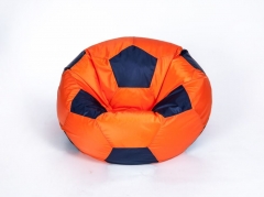 Кресло-мешок Россия Мяч большое Оранжевый/Черный