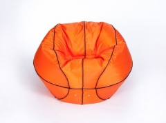 Кресло-мешок Россия Баскетбольный мяч малое Оранжевый/Черный
